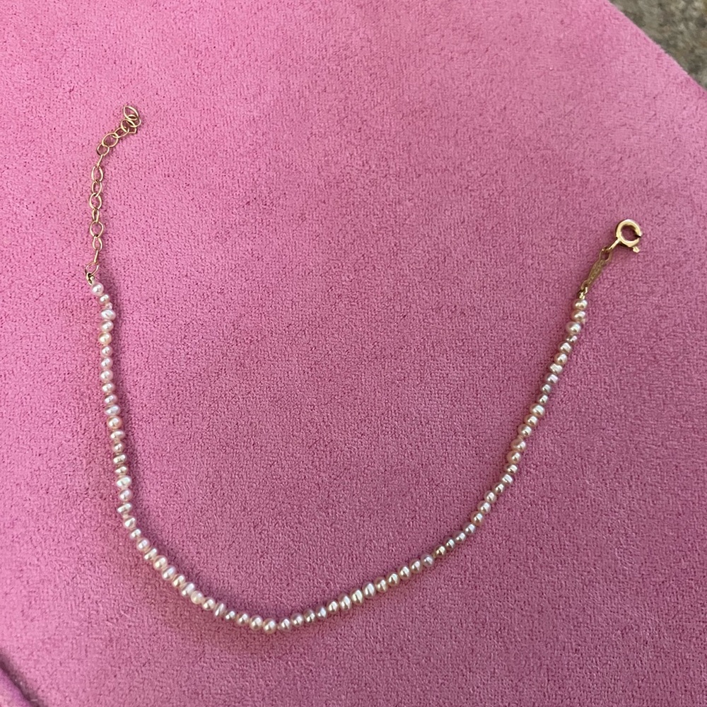 Catbird Ghost Rose Pearl bracelet